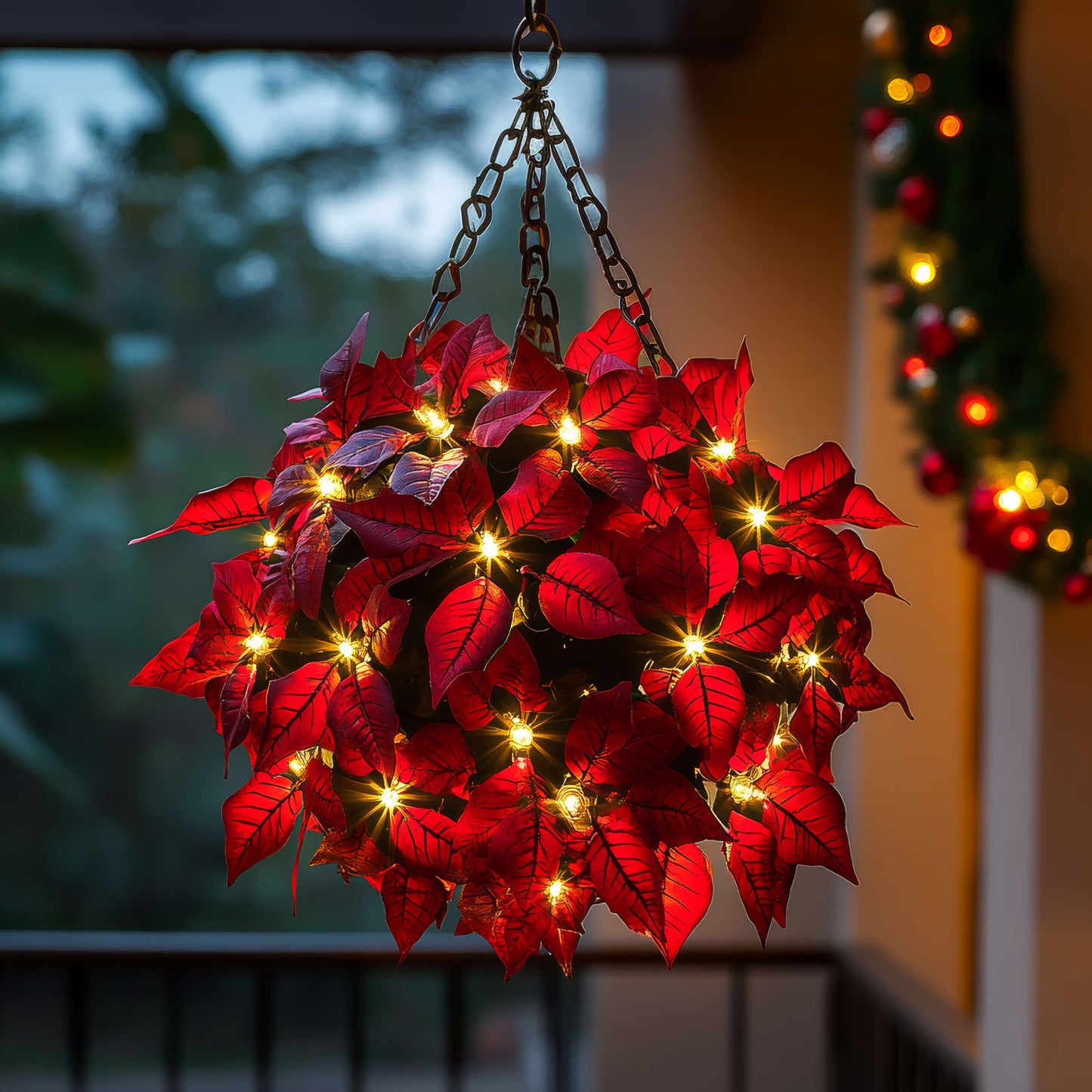 Crimson Charm Poinsettia Topu