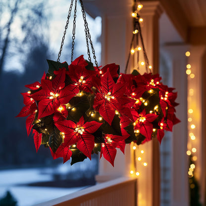 Crimson Charm Poinsettia Topu